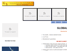 Tablet Screenshot of globalsolar.ca